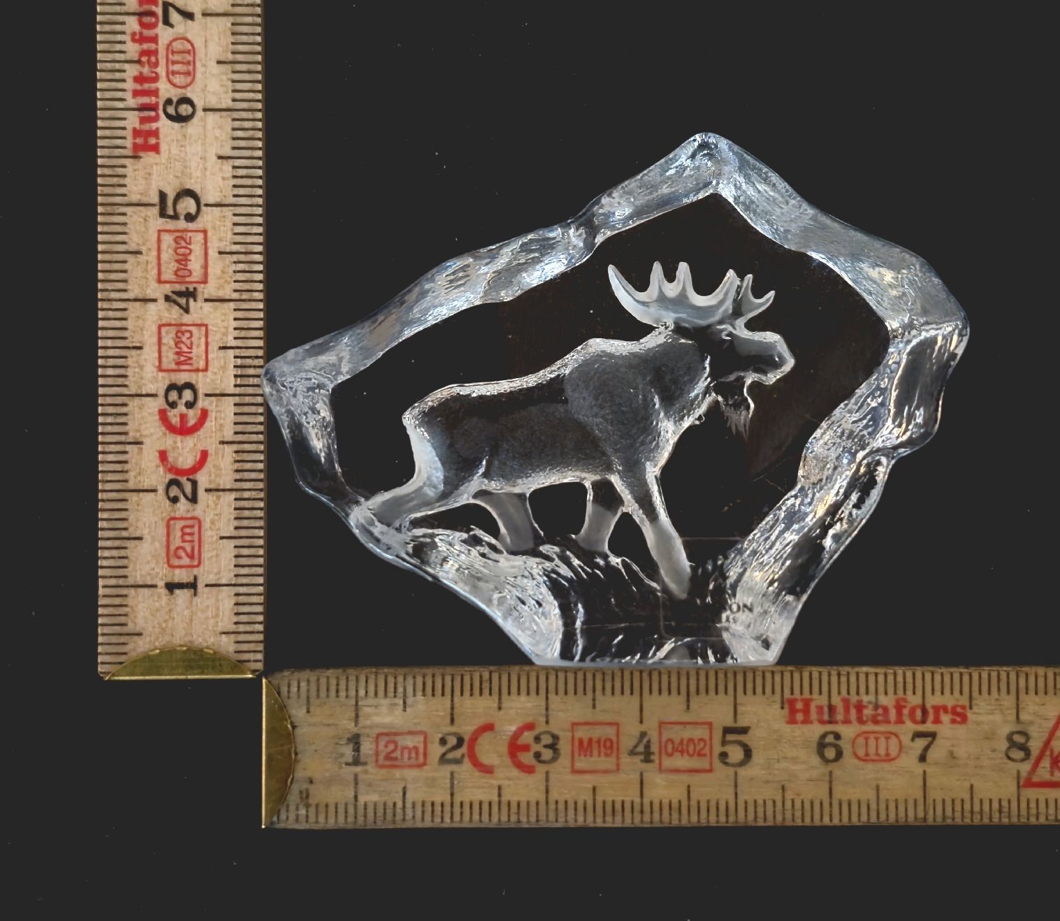 Skulpturen & Statuen: Moose Bull - Mini Crystal Sculpture | 88130 – Neu (gemäss Beschreibung) aus Flums von TheNorthMan 1
