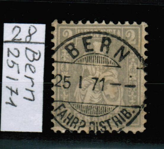 Tutti i francobolli: Si.Helvetia Nr.28 - Vollstempel BERN – Usato da Bern venduto da peri02