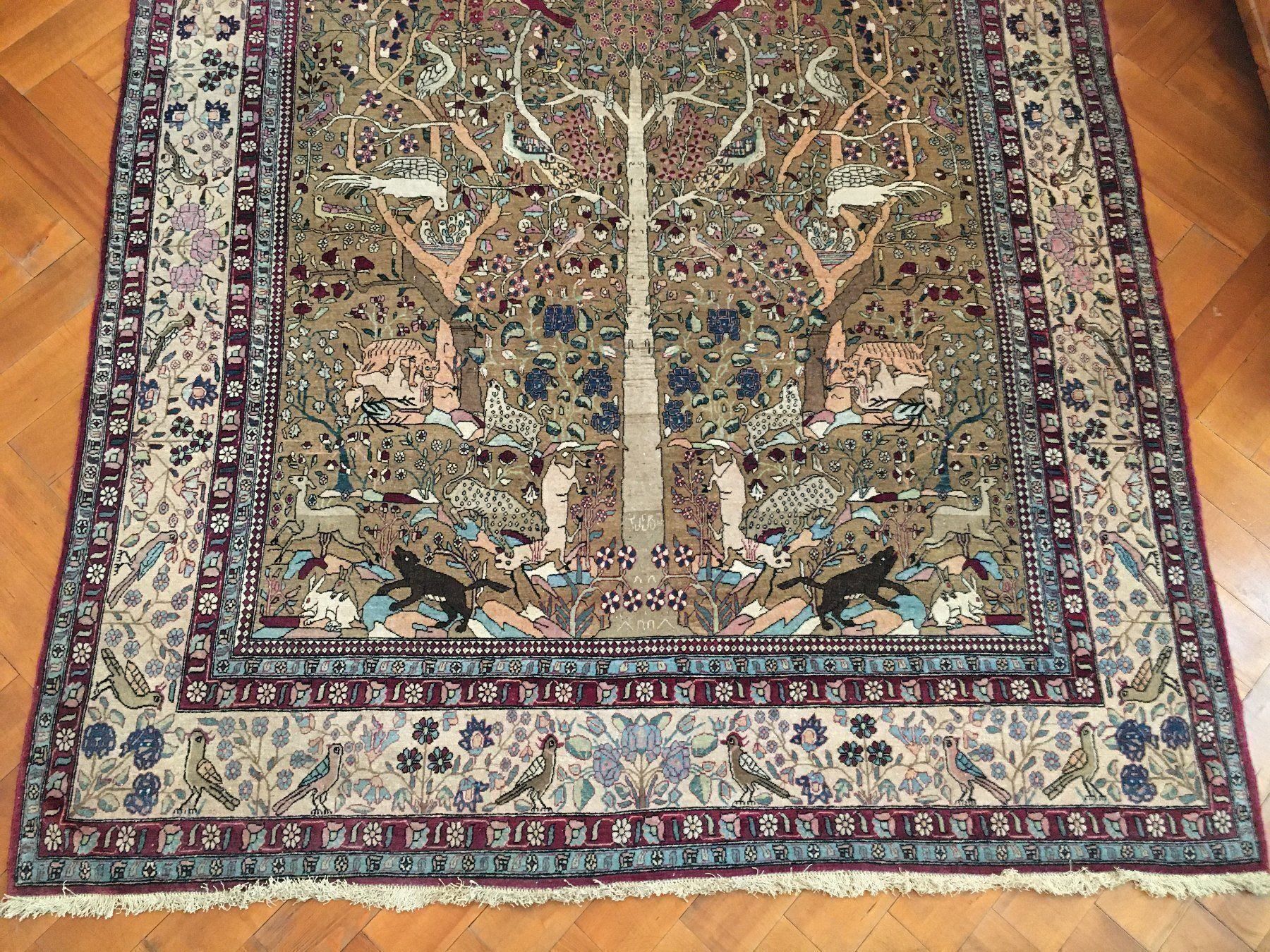 Tappeti: Isfahan Teppich mit Lebensbaum – Usato da Basel venduto da Lancer4 2
