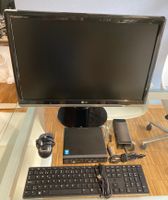 HP Elite Desk 800 G1 DM mit 26'' LG Monitor