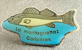 Pin’s société de pêche La montagnettaz Corbières