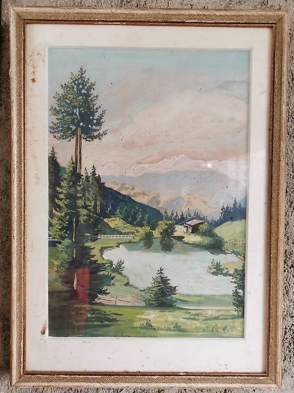 Gemälde: Landschaftsbild, wunderschön – Gebraucht aus Lausen von 04362 1