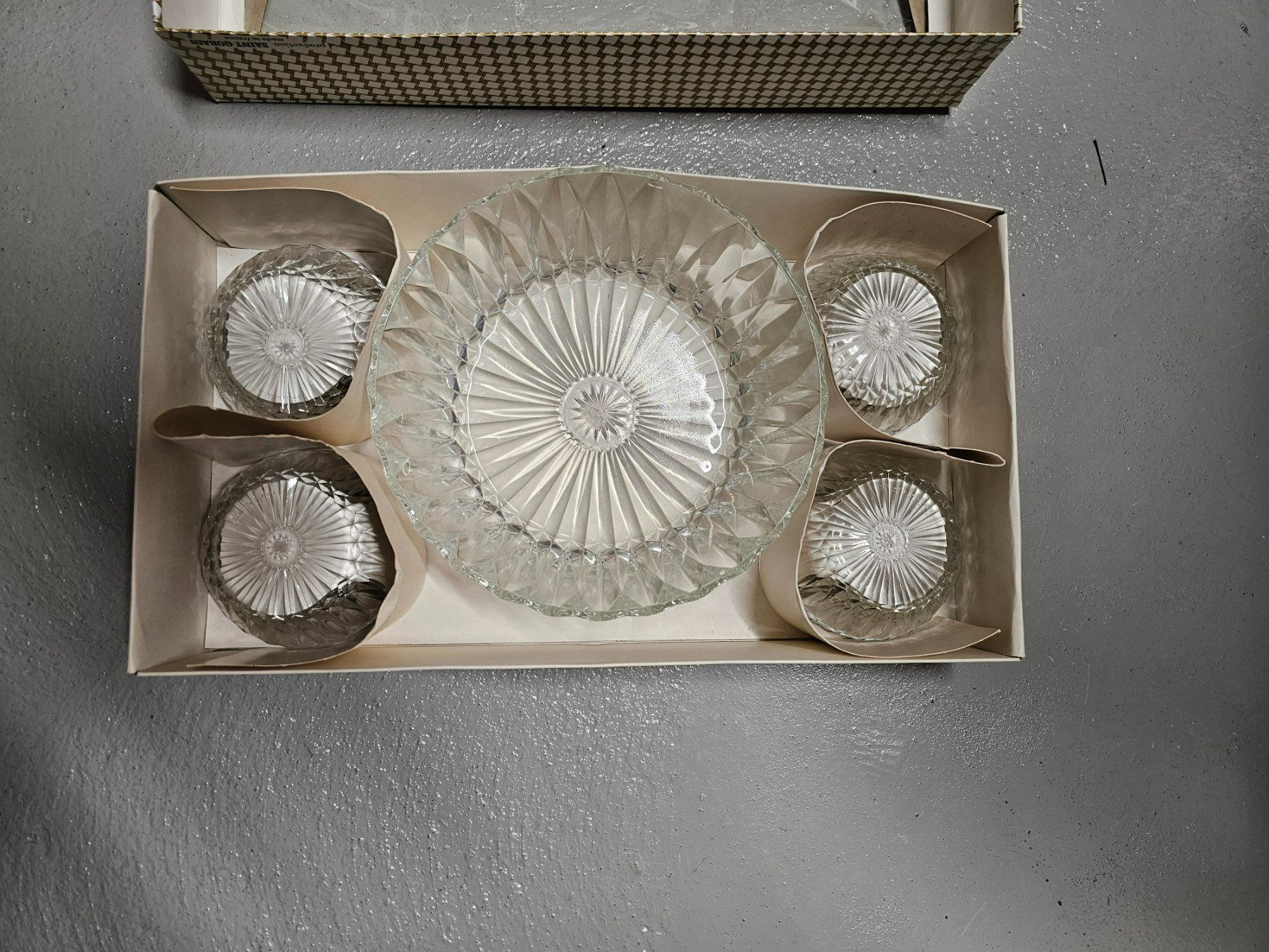 Ciotole: Vintage Kristallglas-Schüssel-Set – Nuovo (secondo la descrizione) da Oetwil a.d. Limmat venduto da grisilisi 1