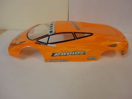 RC-Karosserie 1:10 Lamborghini orange flammend lackiert