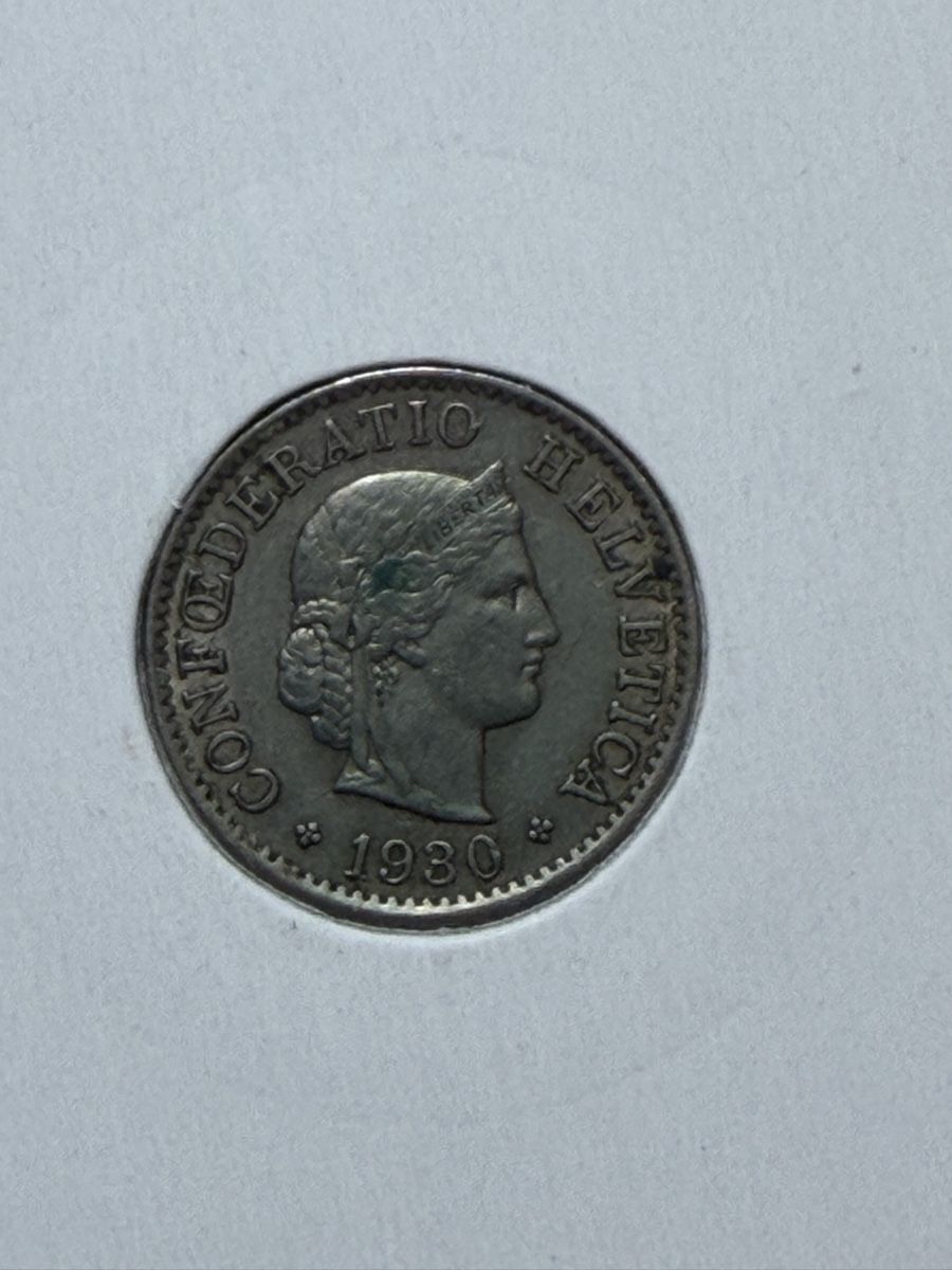 Tutti le monete: CH - 5 cts - 1930 – Usato da Payerne venduto da Mike1682 1