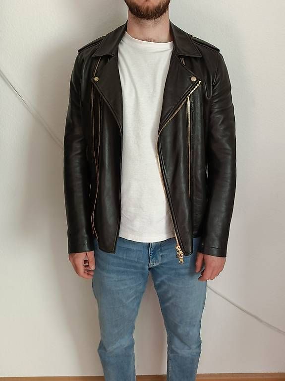 Vestes: Balmain Lederjacke Gr. 52 – D'occasion à Sissach par jgt_6k76 3