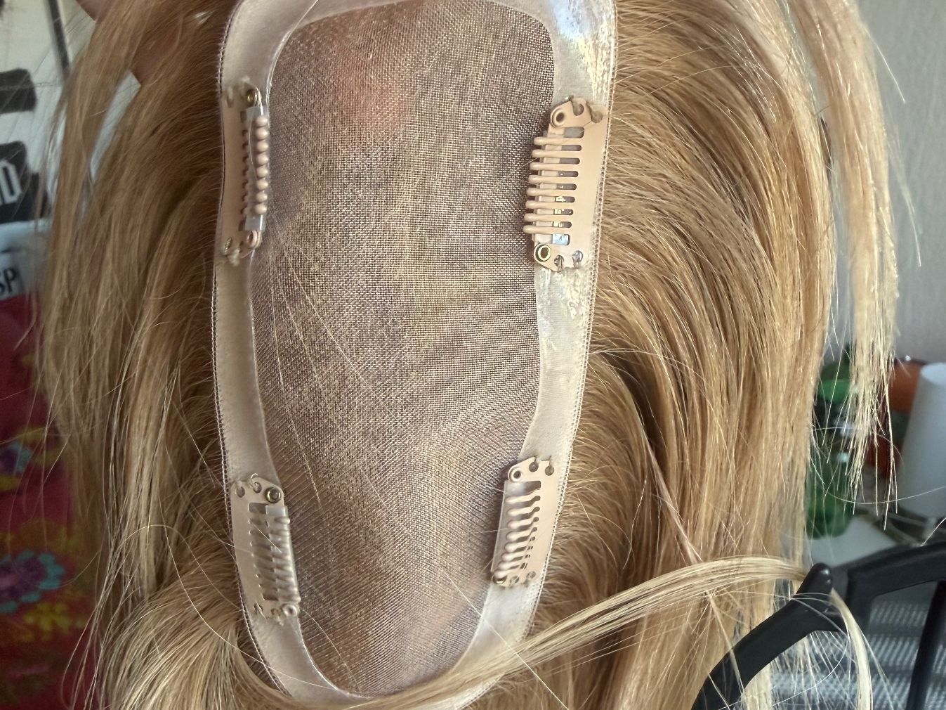 Parrucche: Perücke hellblond 40 cm mit Clips – Nuovo (secondo la descrizione) da Thun venduto da Vesna27 3