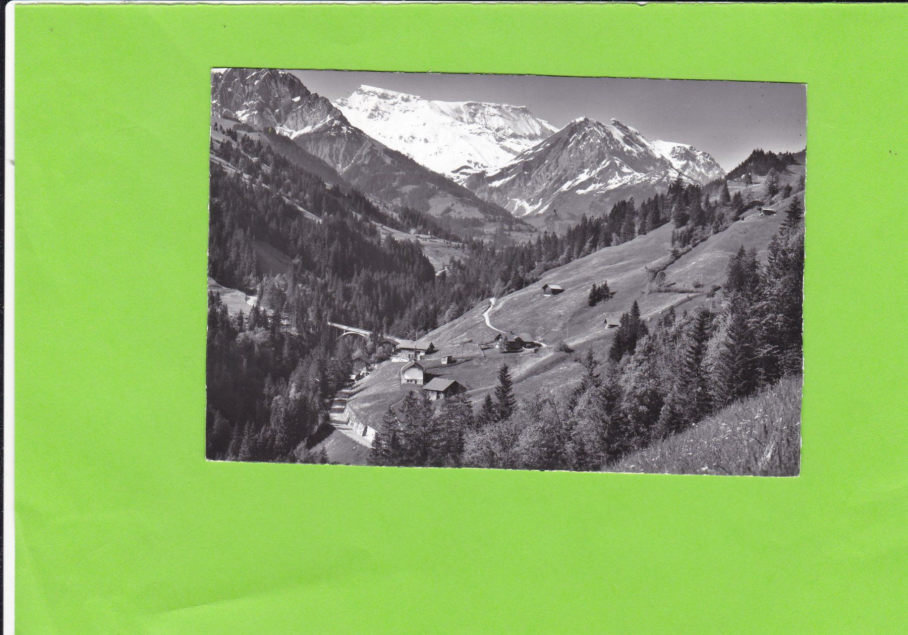 Cartoline postali: 30598 Beim Steg, Achseten-Rinderwald, E. Gyger – Usato da St. Peterzell venduto da neckertal