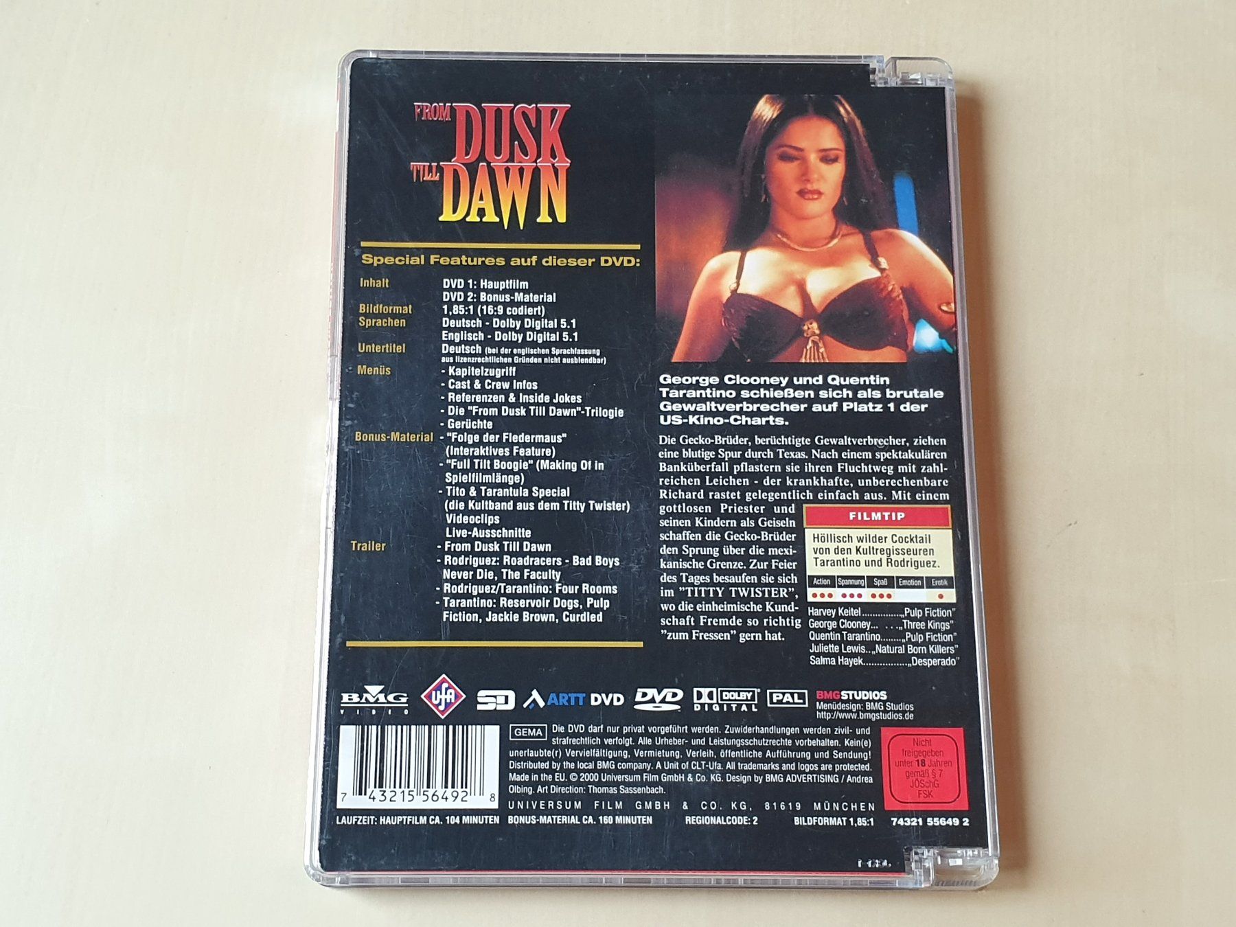 Tutti i DVDs: From dusk till dawn 2 DVD's – Usato da Stansstad venduto da collectorsshop 1