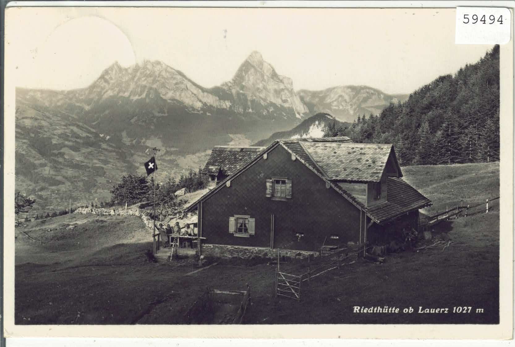 Ansichtskarten: Riedthütte ob Lauerz – Gebraucht aus Ettingen von Kartenplanet