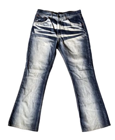 Levi's jeans blue/white wash bootcut