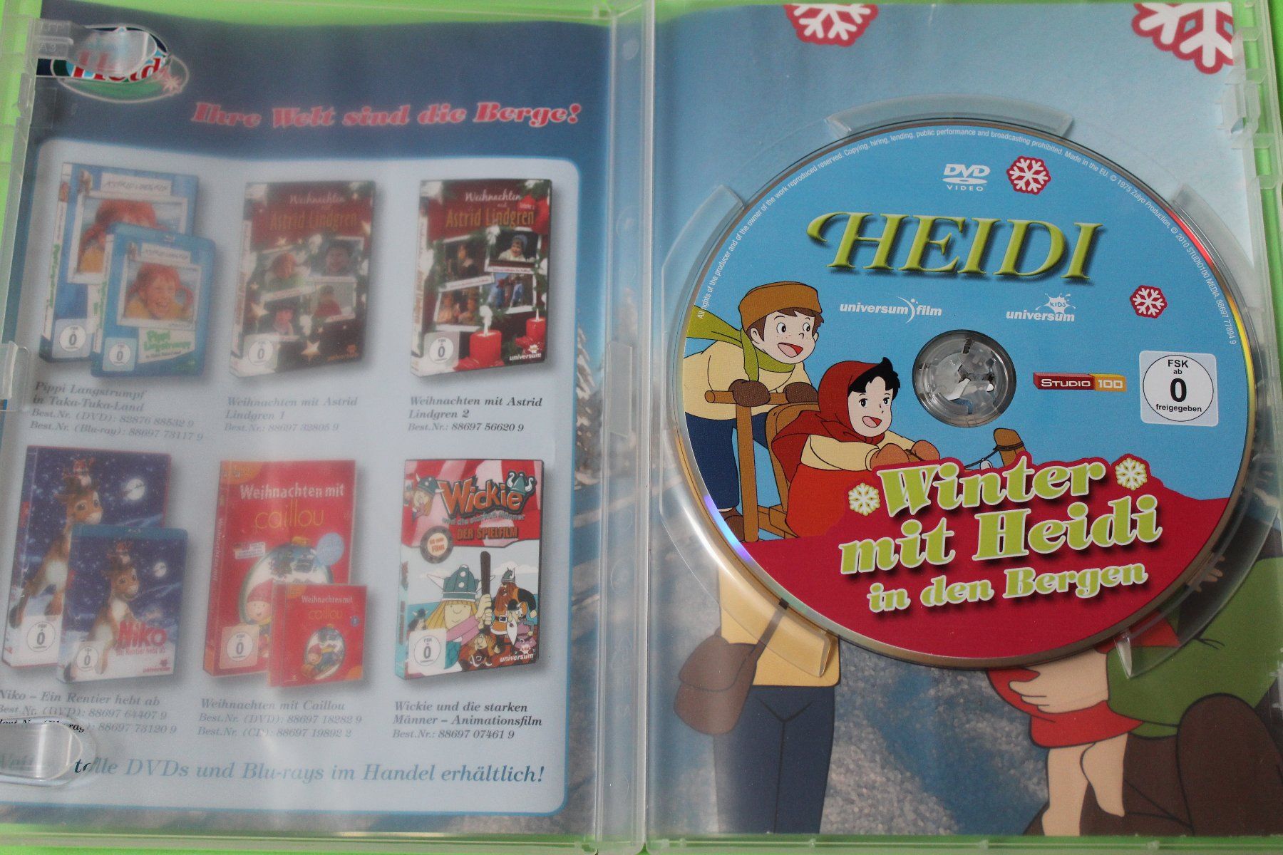 Alle DVDs: HEIDI - WINTER MIT HEIDI IN DEN BERGEN DVD – Gebraucht aus Tübach von JamesStone 3