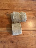  Rollen Juteband / Dekoband Natur – Neu