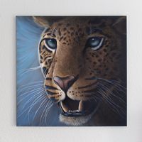 Original Jaguar Acrylgemälde
