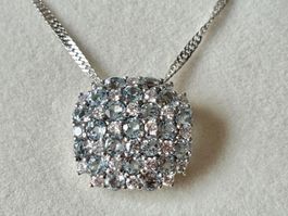 Topas Anhänger, NEU, Silber 925