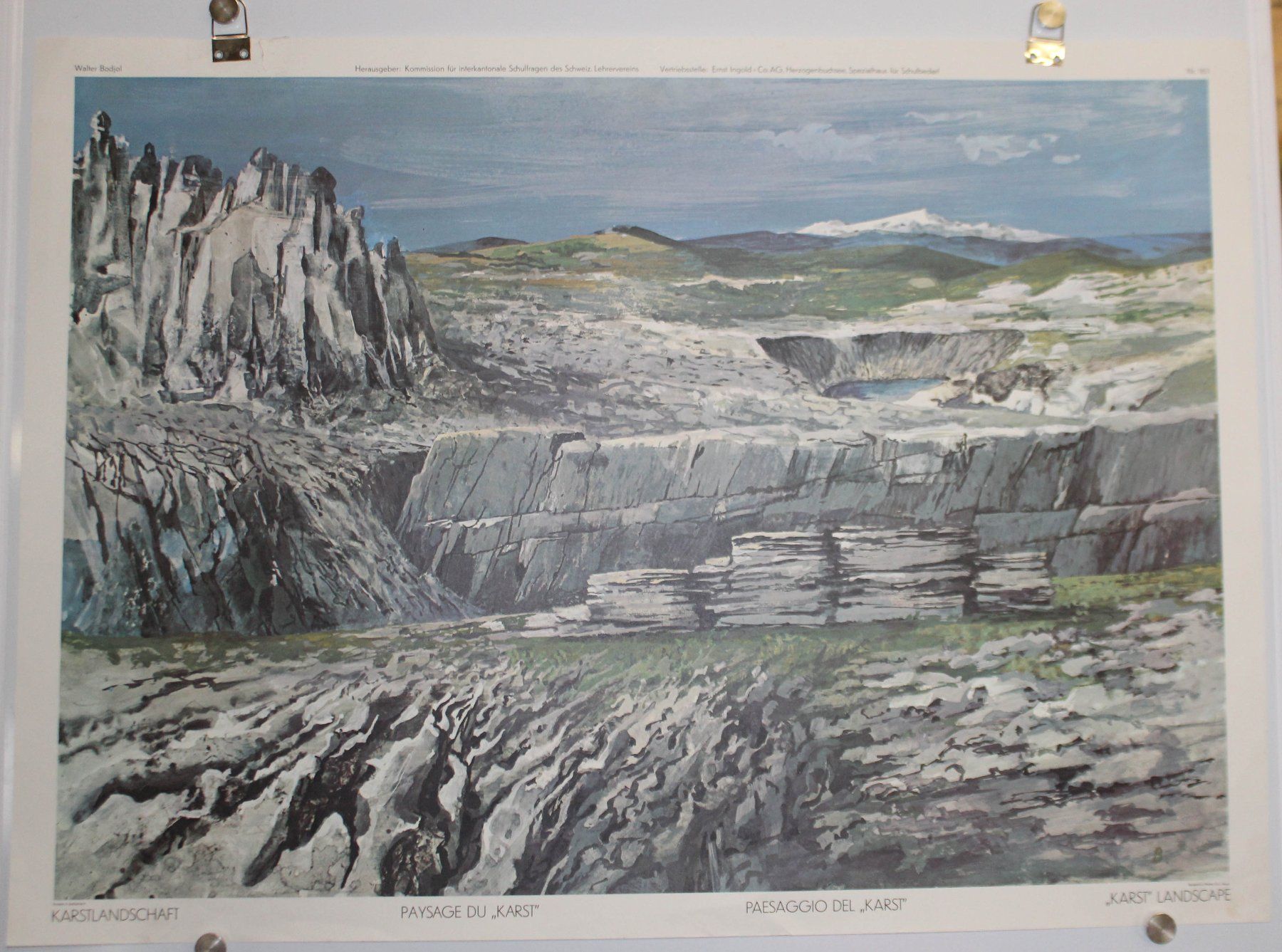 Foto & Immagini: Schulwandbild KARSTLANDSCHAFT – Usato da Härkingen venduto da sammelbecken