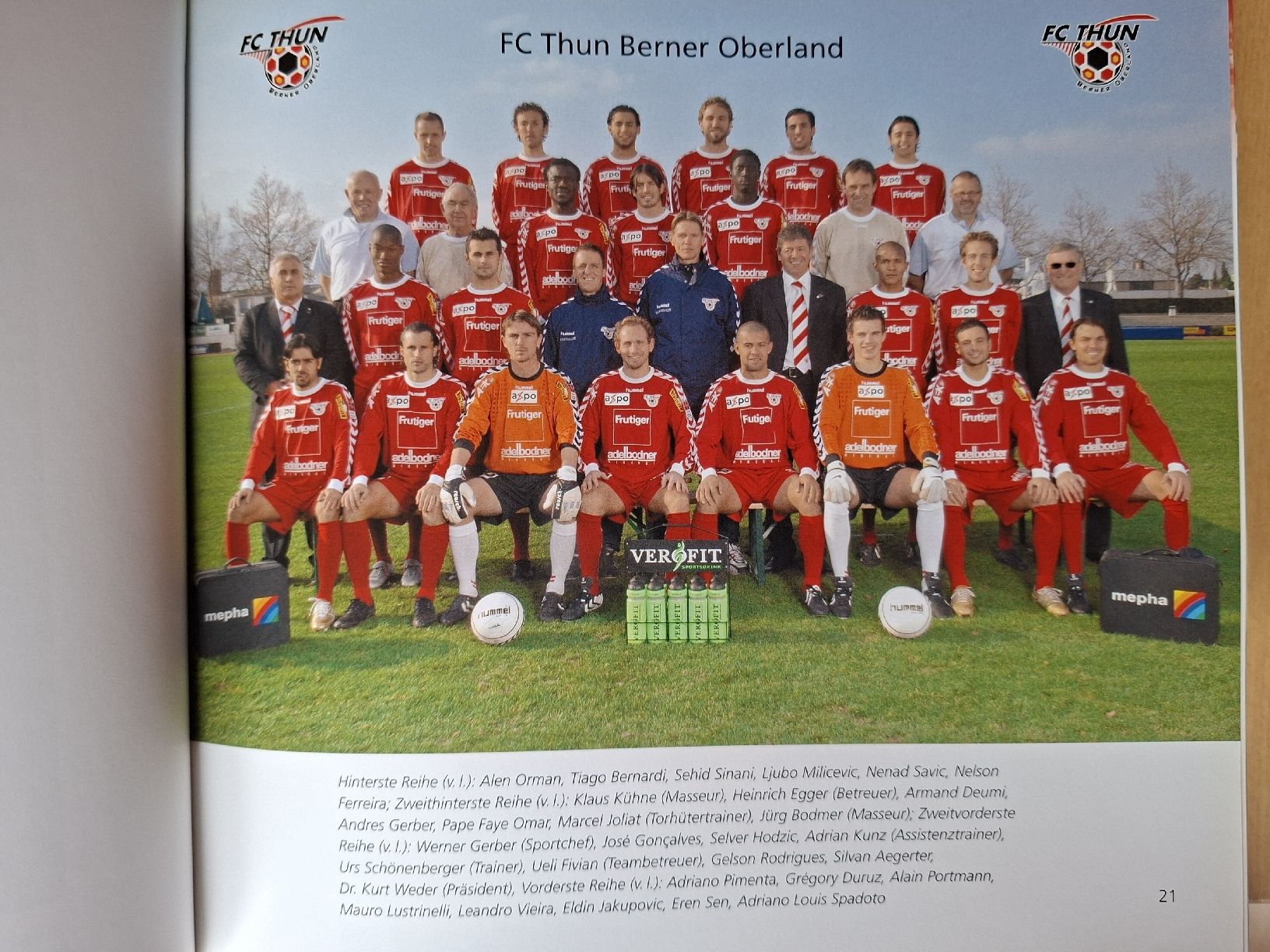 Livres: FC Thun Buch von  2005 – D'occasion à Schwanden Sigrisw par cadieux71 4