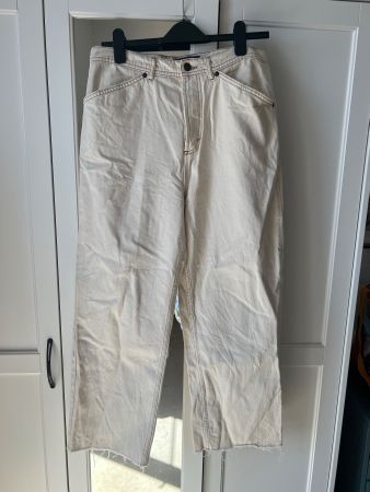 Jeans large crème Topshop 32x30