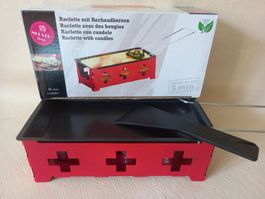 RACLETTE MIT RECHAUDKERZEN RACLETTE-ÖFCHEN