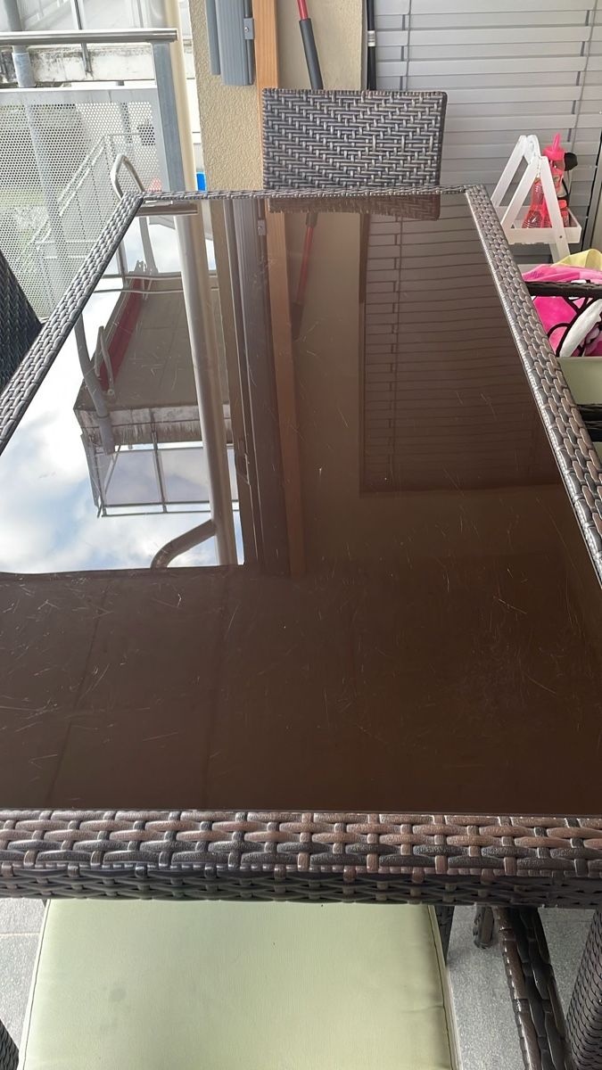 Tavoli: Gartentisch Rattan Tisch inkl. 4 Stühle – Usato da Bäch SZ venduto da nik_q9m7 1