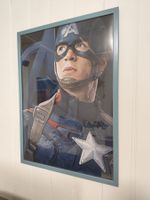 Poster im Bilderrahmen, Captain America, 50x70cm