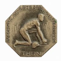 Abzeichen Militär 1940 Schweiz. Armeemeisterschaften Thun BE