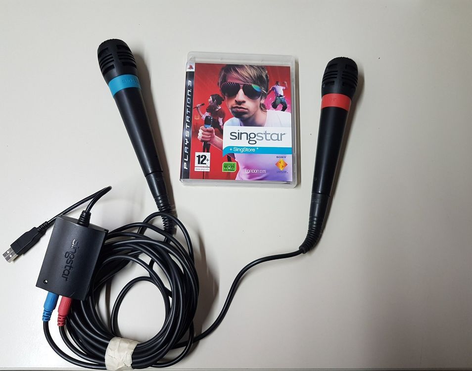 samen atoom Ontvanger SingStar mit 2 Mikrofone für PS3 | Kaufen auf Ricardo