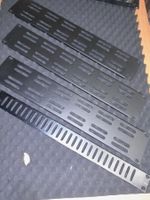 4 Stk. Rackblenden 19 Zoll, schwarz ,