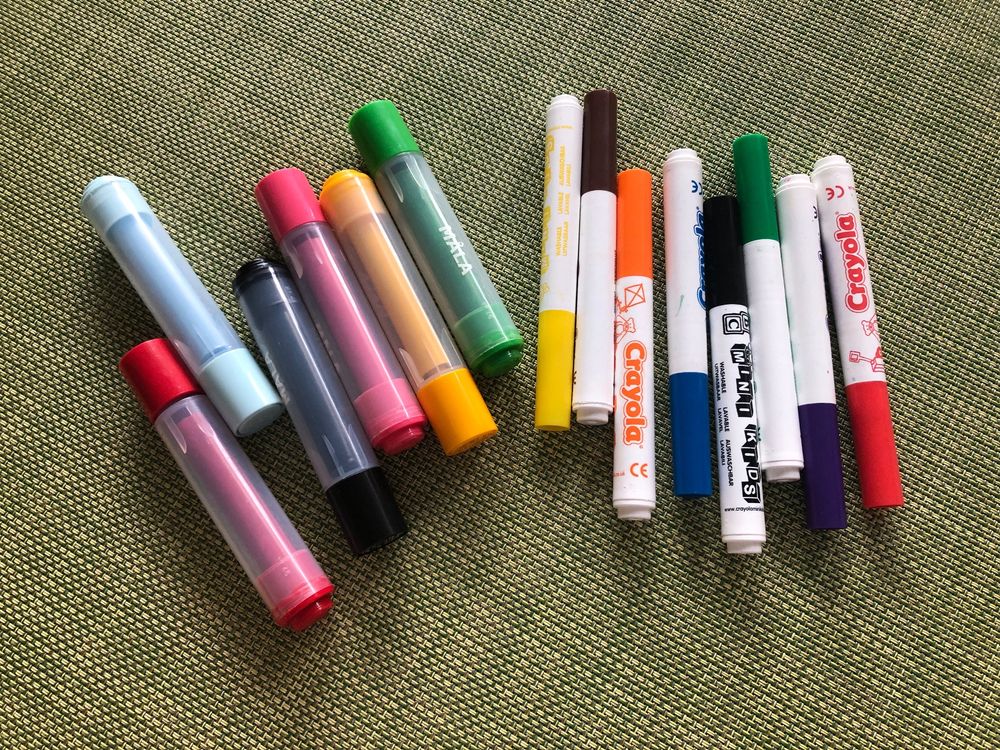 Ikea Stamp Markers and Crayola First Marker Set Kaufen auf Ricardo