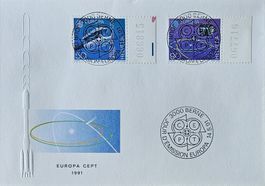 CEPT 1991 FDC mit TAB + ET VOLL RAR!! unter Postpreis !