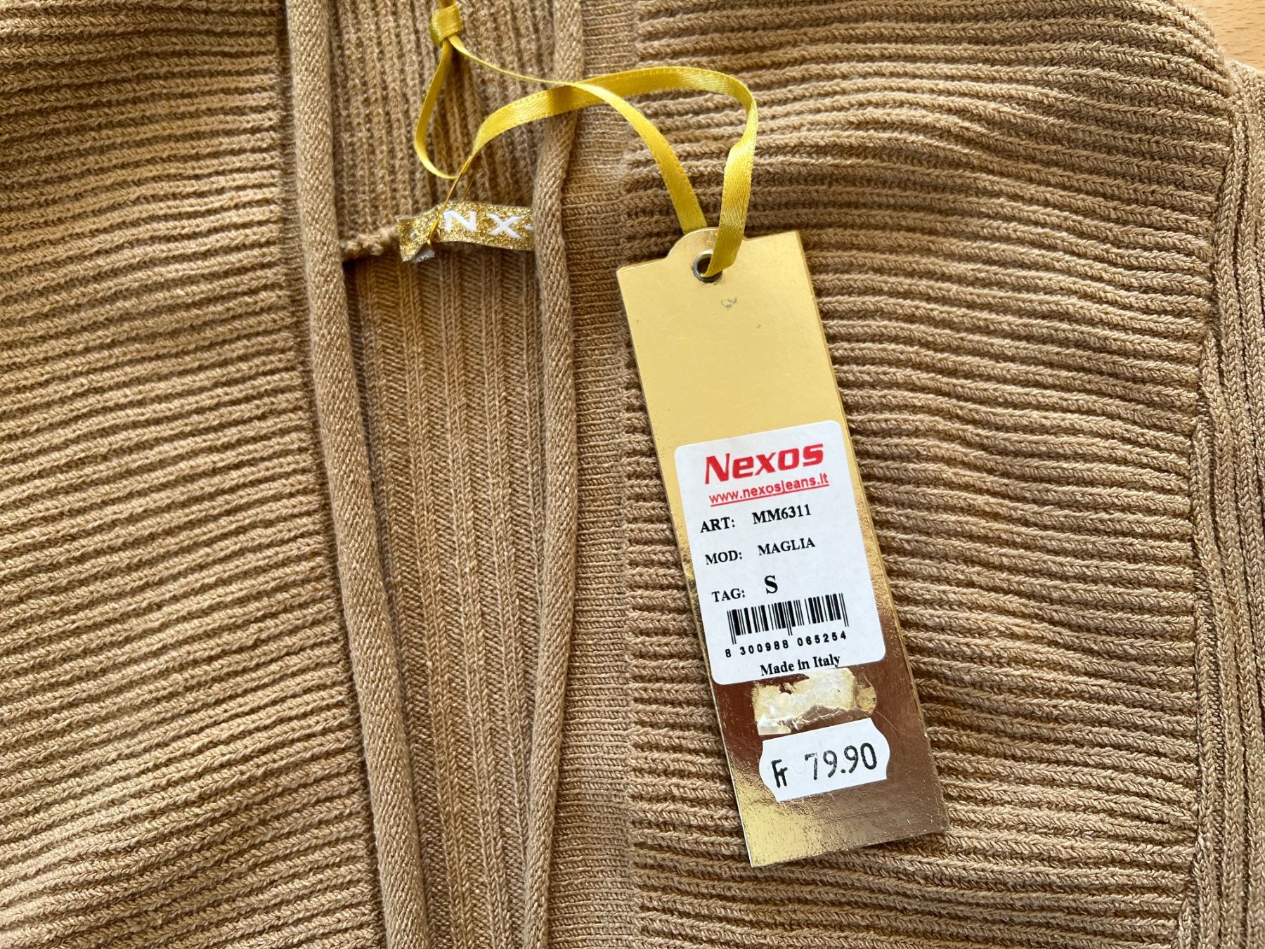 Maglioni & Felpe: NEXOS Damen Pullover, 50% Wolle, in Gr. S, Hellbraun, NEU – Nuovo e nell'imballaggio originale da Worb venduto da farben20zauber 1