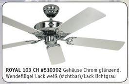 Deckenventilator Royal 103 CH