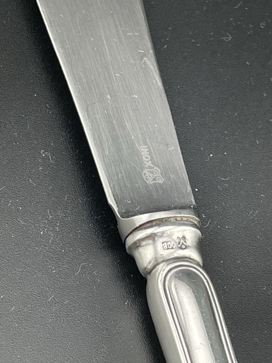 Jezler Coltelli da cucina: Jezler Régence - Silber 800 - Käsemesser – Usato da Genève venduto da PepitesdAlor 1