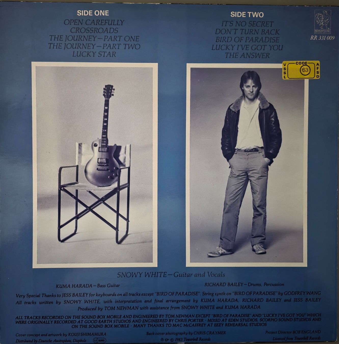 Dischi in vinile: Snowy White LP – White Flames – Usato da Root venduto da atelier22 1