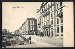 Genève, Quai des Bergues, Hotel des Ber