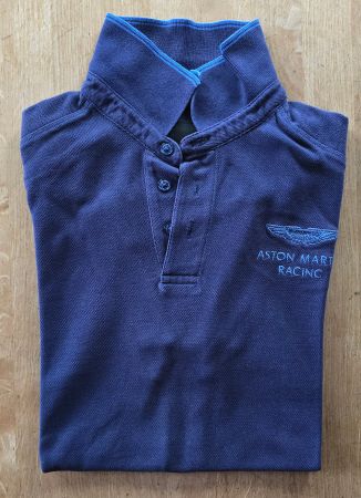 Aston Martin & Hackett Poloshirt in dunkelblau S
