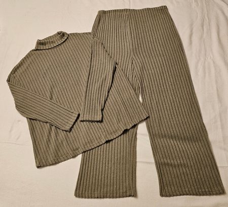 SHEIN Strick-Set 2-teilig Pullover & Hose Gr. L – Sehr guter