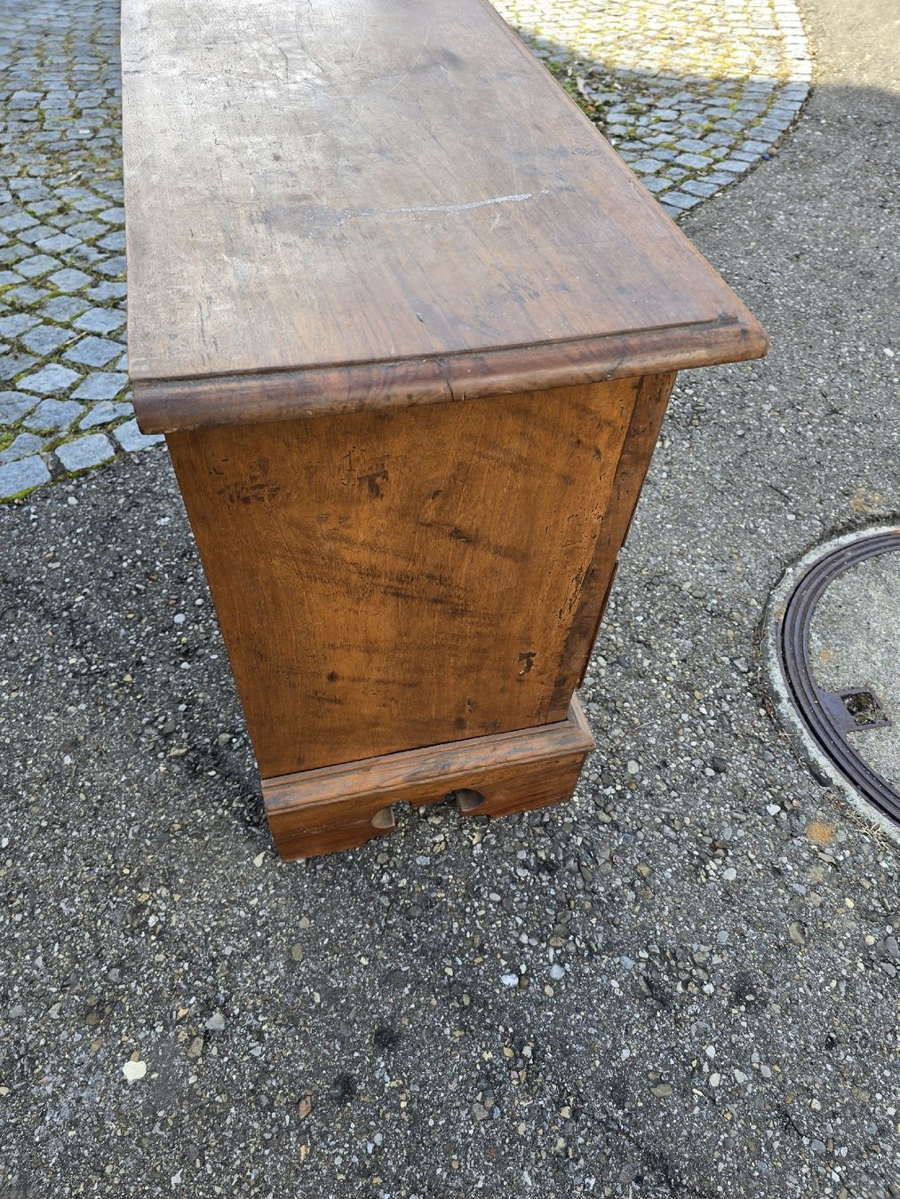 Cassettiere: Antike Holzkommode, 2 Schubladen, Vintage Stilmöbel – Usato da Mettlen venduto da elios0888 4