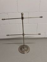 Metal Jewelry Stand Decorative Embossed Base good condition
