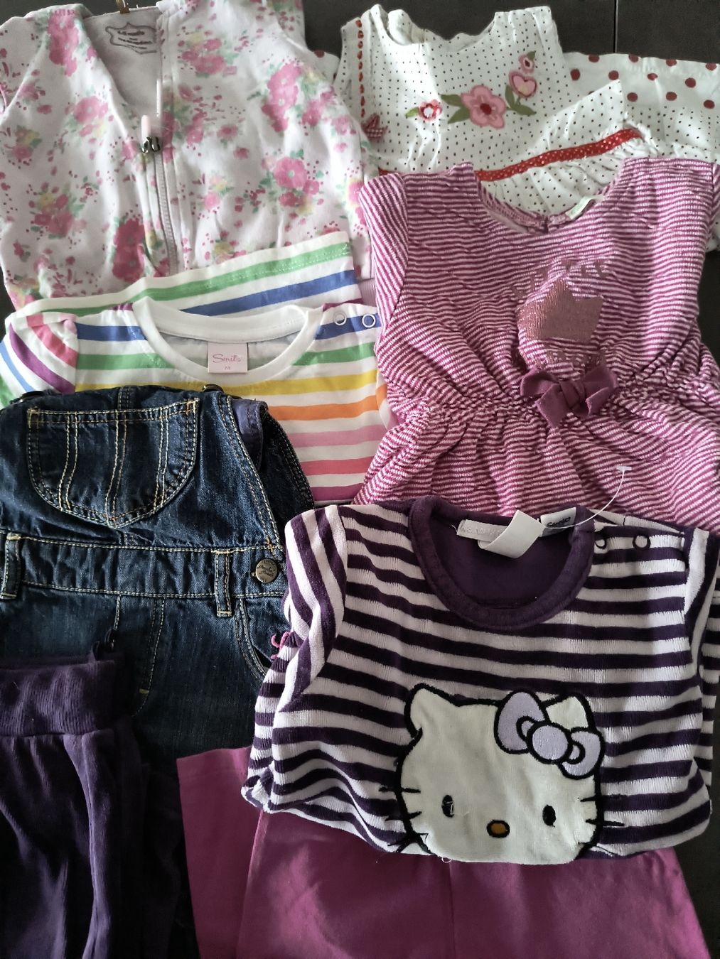 Lotti & Set di vestiti: Frühlingspaket Mädchenkleider Gr. 74, 8-teilig, #33 – Usato da Oberweningen venduto da Bumblebee2 1