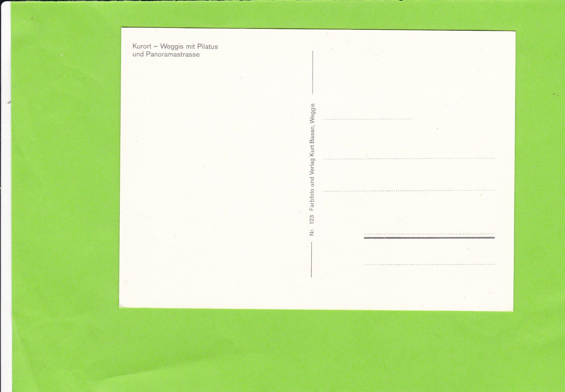 Cartes postales: Weggis – D'occasion à St. Peterzell par neckertal 1