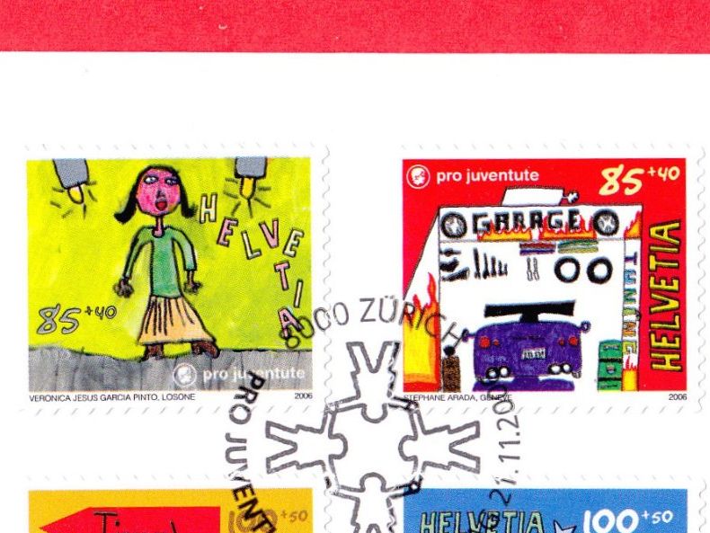 Tous les timbres: 2006 Pro Juventute Abarten Doppel Buchstaben 220Fr. – Neuf (Voir description) à Adliswil par Aenti 3