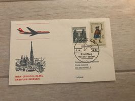 Erstflug Wien - Basel 1. April 1967 - Swissair (1-14)