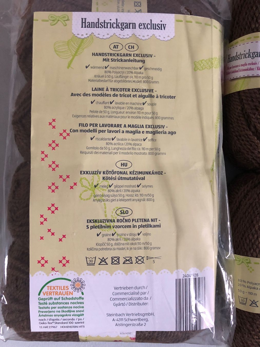 Lana: 6 pelotes de fil à tricoter – Nuovo (secondo la descrizione) da Le Crêt-p-Semsales venduto da staglione69 1