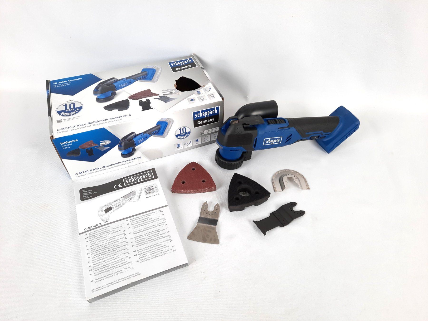 Scheppach Tous les outils: SCHEPPACH Akku-Multifunktionswerkzeug C-MT40-X – Neuf (Voir description) à Beinwil am See par Restwert_Beinwil 4