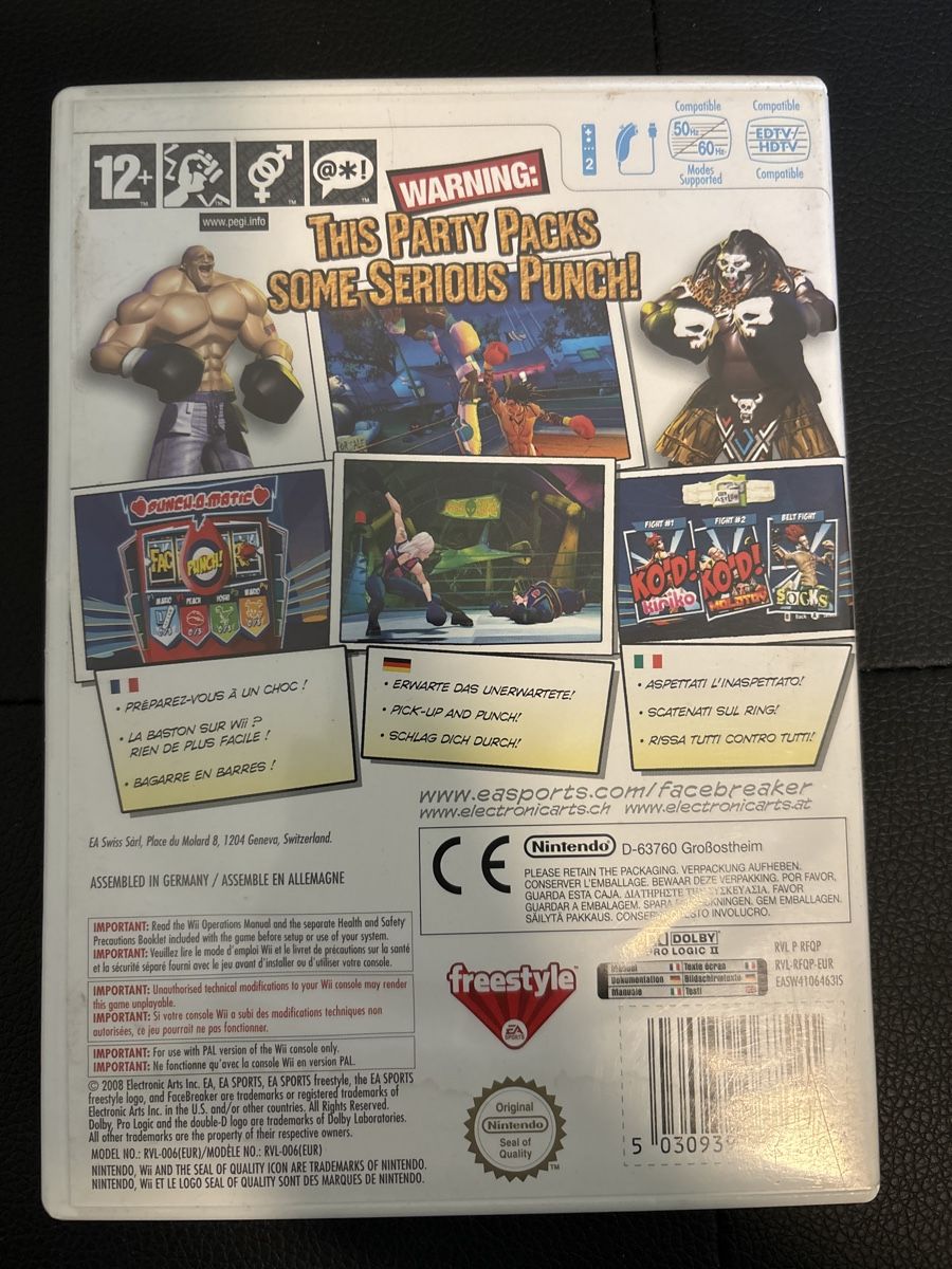 Spiele: Facebreaker K.O. Party - Wii – Gebraucht aus Balgach von robkgu 1