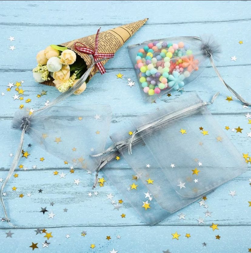 Alle Dekorationen: 100x stück Graue Geschenksäckchen 7cm x 10cm – Neu (gemäss Beschreibung) aus arbon von tween_88 1