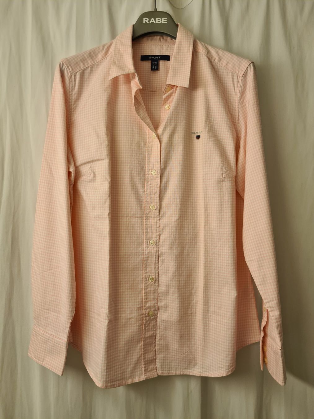 Gant Camicette: GANT Bluse NEU! Gr. 44, hellrosa kariert – Nuovo e nell'imballaggio originale da Bern venduto da melomanie