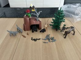Playmobil Natur Tiere Set mit Figur und Zubehör gebraucht