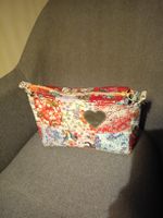 Handgemachte Kosmetiktasche, Unikat, Japan Stil, Patchwork